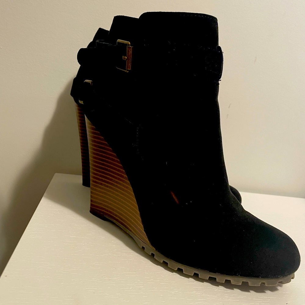 Wedge booties